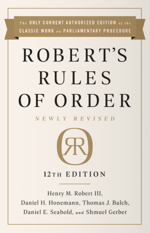 RONR 12th Edition